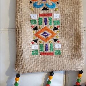 Tribal Black Tassels Handmade Boho Hand Bag